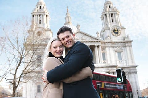 London: Photoshoot at St.Pauls Cathedral & Millennium Bridge