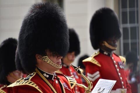 The Band of the Grenadier Guards.
