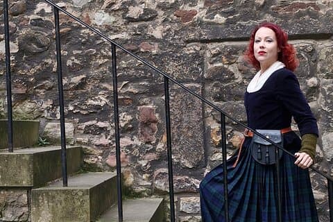 Charlotte in Bakehouse close Edinburgh