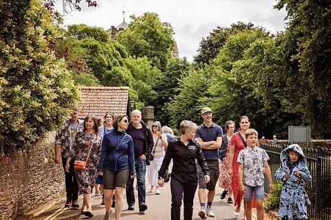 Walking together