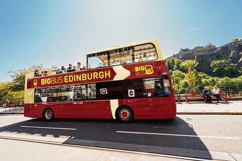 Big Bus Edinburgh Hop-On Hop-Off City and Britannia Bus Tour