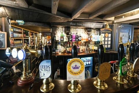 The bar at the Turf.
