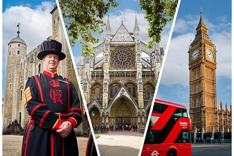 London: Westminster Abbey, Big Ben, Tower of London & Cruise