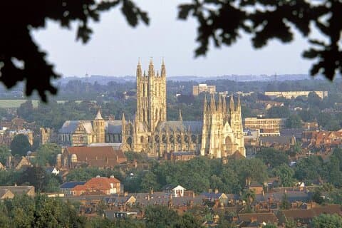 Visit Canterbury Cathedral, a UNESCO World Heritage Site with incredible Gothic architecture and rich history