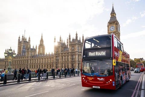 City Sightseeing London Hop-On Hop-Off Bus & Optional Add-Ons