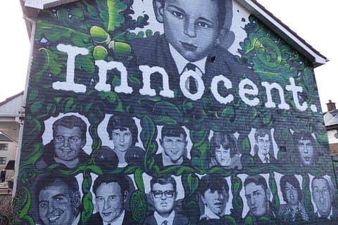 Bloody Sunday mural.