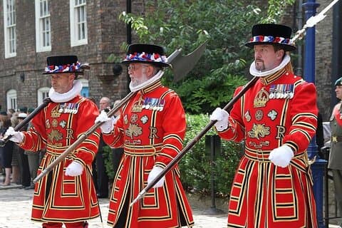 Yeoman warders / Beefeaters at Tower