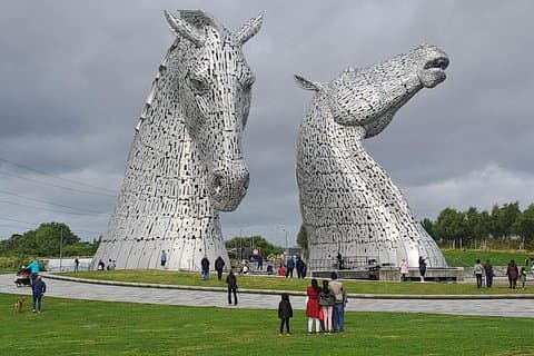 The Kelpies.