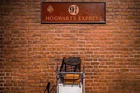 Platform 9 3/4 at King's Cross Station