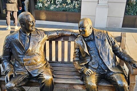 The Allies Statue, which we will see on the third day of our tour.