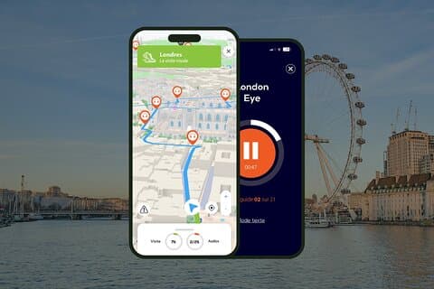 GPS Audioguide app: Buckingham Royal Walk to Parliament (Offline).