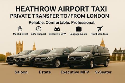 “Get In Transfer” Heathrow Airport to London Private Transfer
