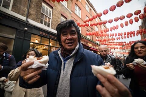 Tasting local dishes in Soho