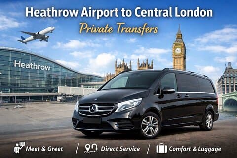 Heathrow Airport to Central London Private Transfers