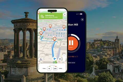 GPS Audioguide application: From Old Town to New Town.