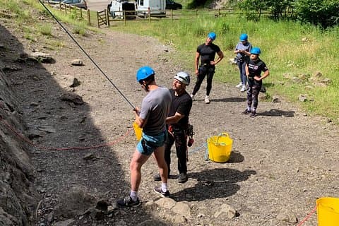 Beginner Climbing Adventure in South Wales