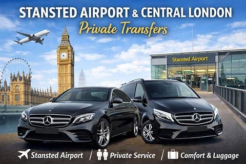 Stansted Airport to/from Central London Private Transfer
