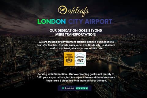 London City Airport - To & From Central London - Private Transfer