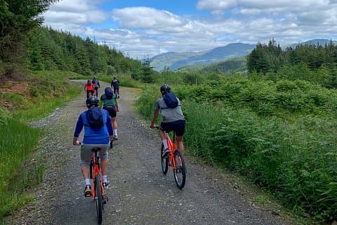 Group overlooking Ben Vorlich