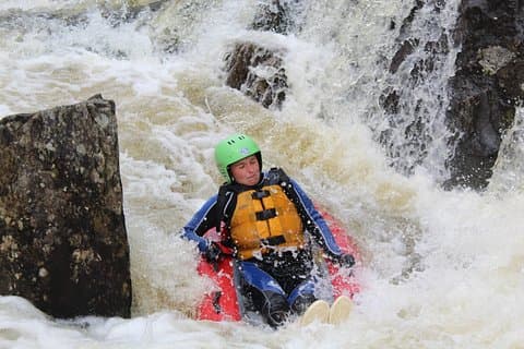 White Water Rafting and River Bugs on the River Tummel