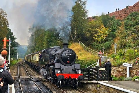 Nth York Moors Steam Train (incl) & Whitby Small Group Day Trip.