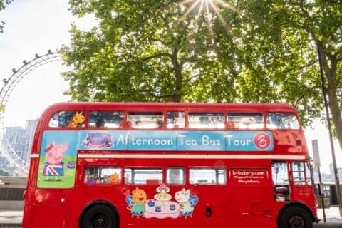 Peppa Pig Afternoon Tea London Bus Tour