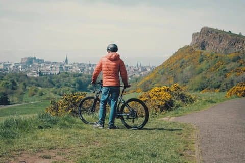 Arthur Seat and Vertical Distillery E Bike Tour Small Group