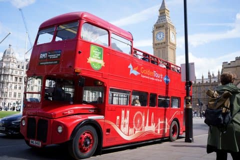 London’s First Electric Vintage Bus Tour with Live Guide