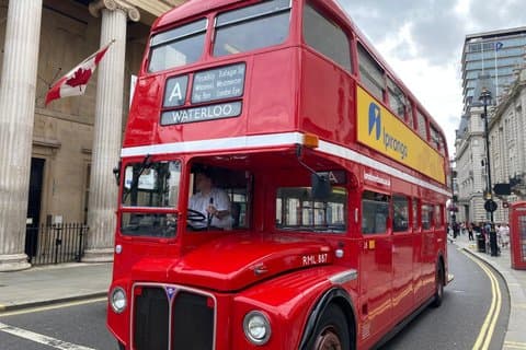 Landmarks of London by car