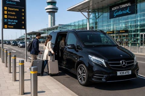 Private Mercedes Transfer London Gatwick Airport Central London
