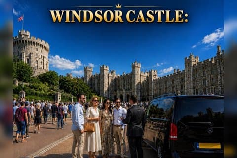 Windsor Castle: Private Chauffeured Luxury Minivan from London