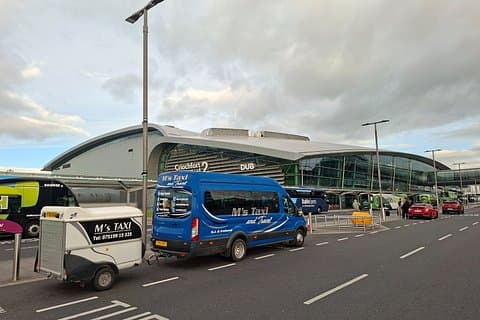 Transport from Belfast to Dublin Airport for up to 16 passengers