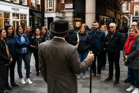 Agatha Christie Walking Tour with Coffee and Quiz