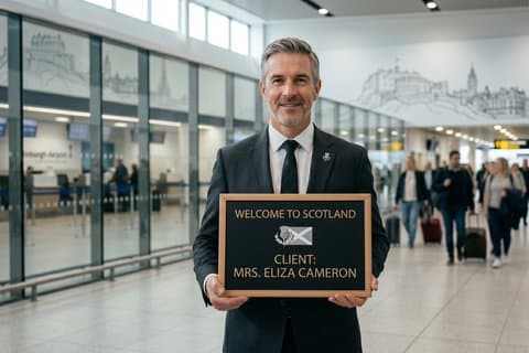 Edinburgh: EDI Airport Private Transfer to/from City Center