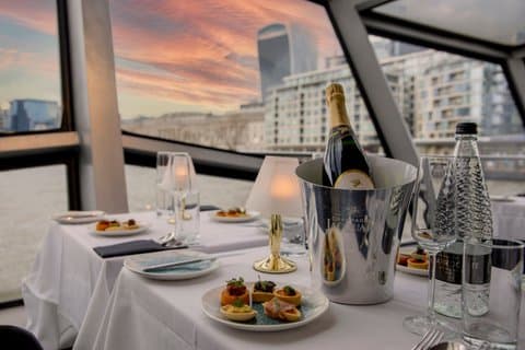 London Thames Dining Cruise: Lunch, Afternoon Tea or Dinner