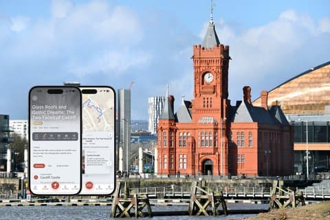 Self-Guided Podcast Tour Cardiff: Glass Roofs and Gothic Dreams