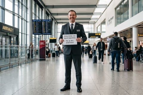Manchester: MAN Airport Private Transfer to/from City Center