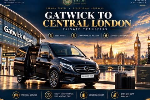 Private Gatwick Airport Transfer to London