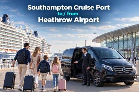 Southampton Cruise to/from Heathrow Airport Taxi Private Transfer