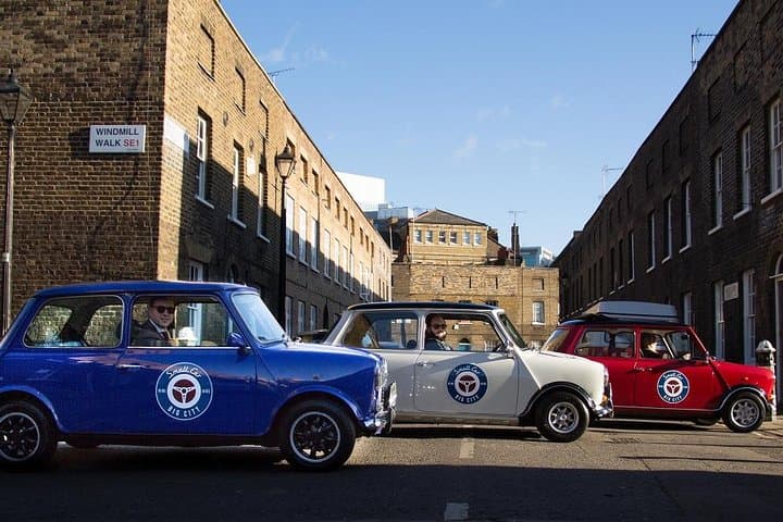 Red white and blue italian job mini