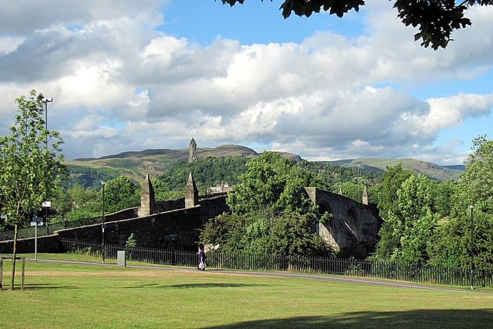 Stirling Bridge and the National Wallace Monument