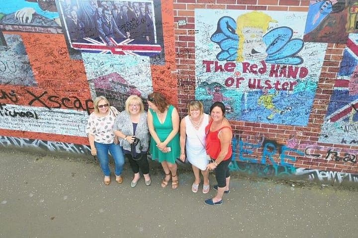 At the wall