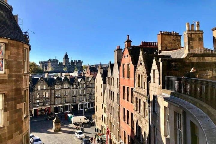 Looking down to the Grassmarket