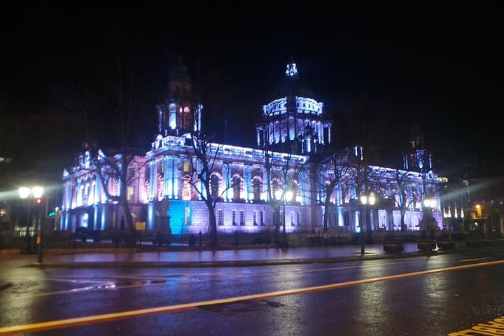 Belfast City Hall After Dark.