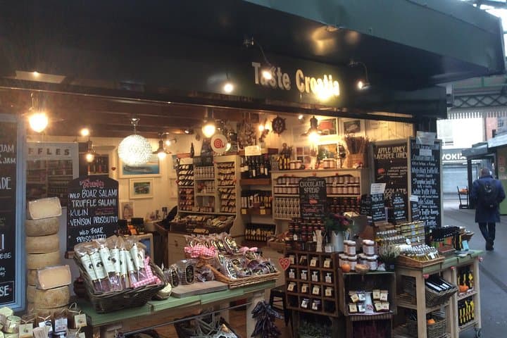 Foods from almost every country like this Croatian stall