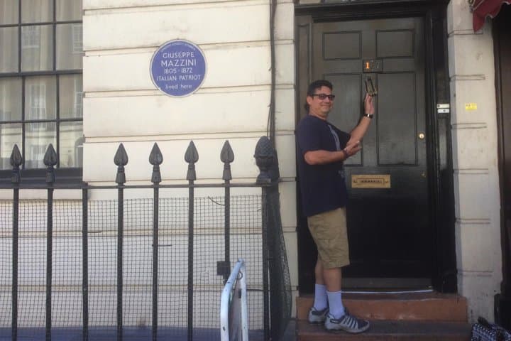 The Sherlock filming location for 221B Baker Street