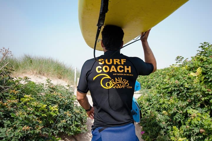 Surf coach Newquay.