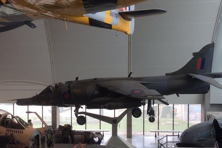 The iconic Harrier Jump-jet