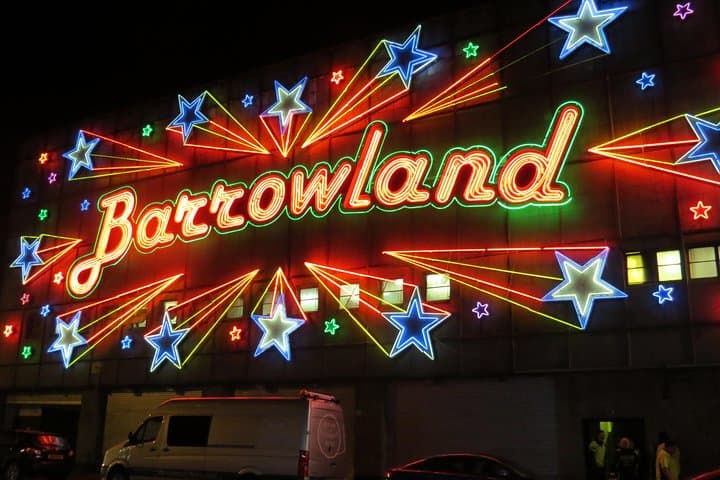 The legendary Barrowland lights.