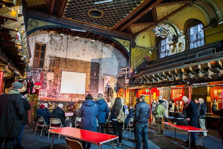 Inside the atmospheric Britannia Panopticon.